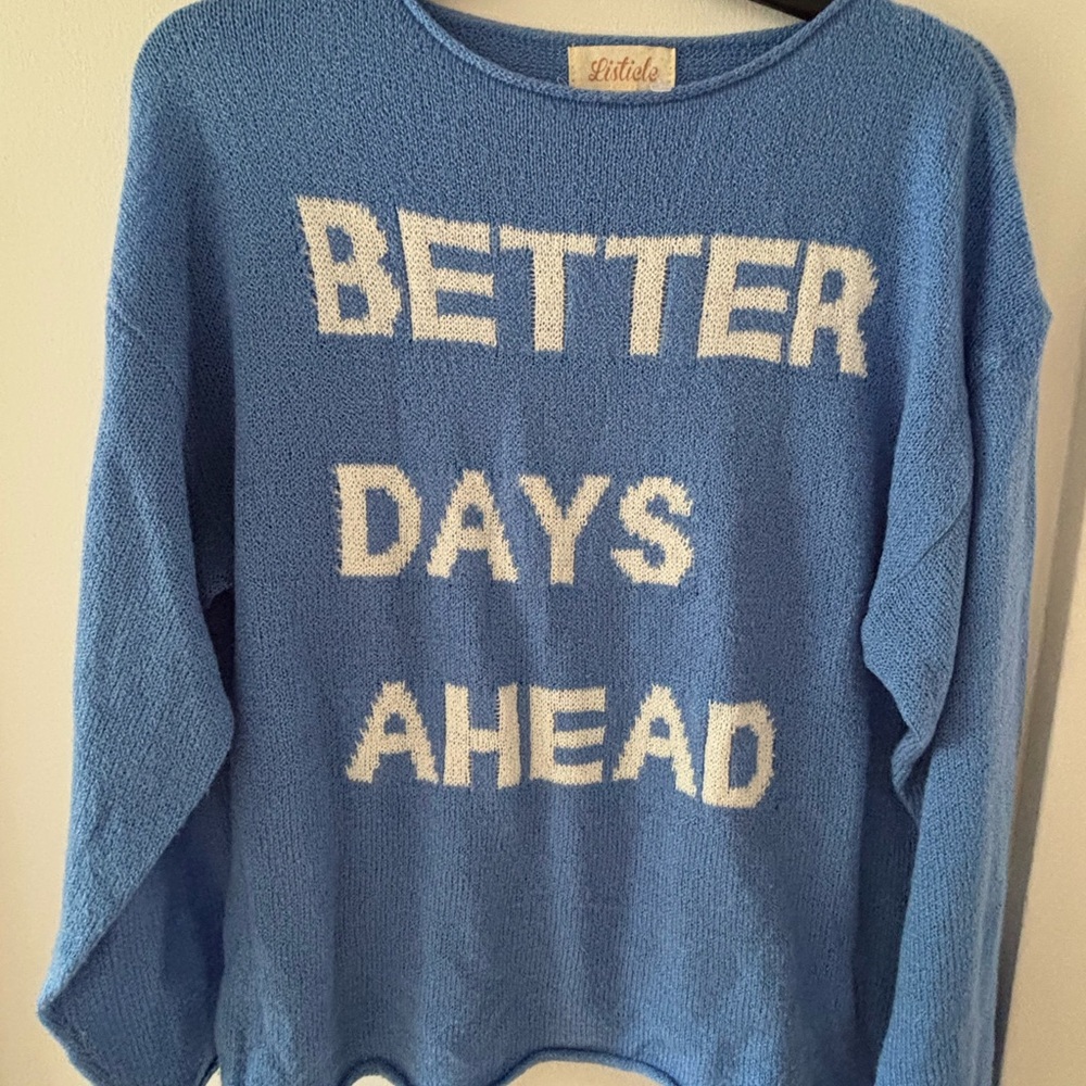 ⚓️ Beachy Sweater "Better Days Ahead"